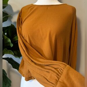 Free People Orange shirt size XS